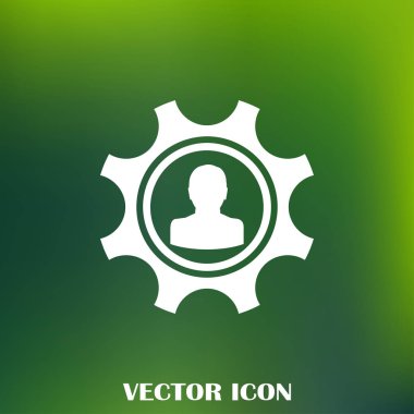 antika arka plan vektör sanat ile dişli simgesini