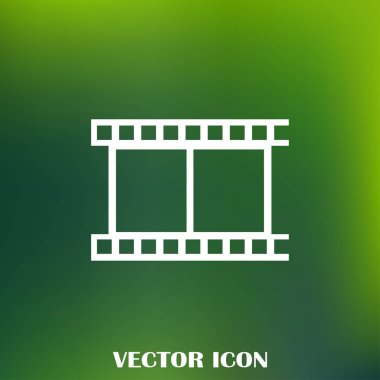video simgesi, vektör illüstrasyonu
