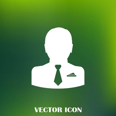 İşadamı vektör web simgesi