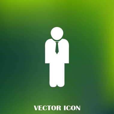 İşadamı vektör web simgesi