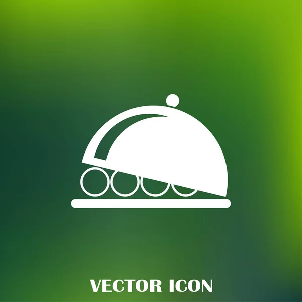 Значок тарілки Векторна ілюстрація . — стоковий вектор