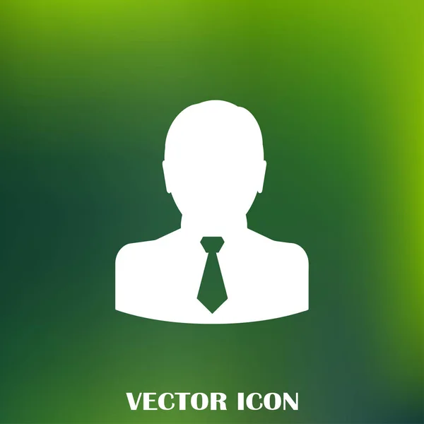 Empresário vetor web ícone — Vetor de Stock