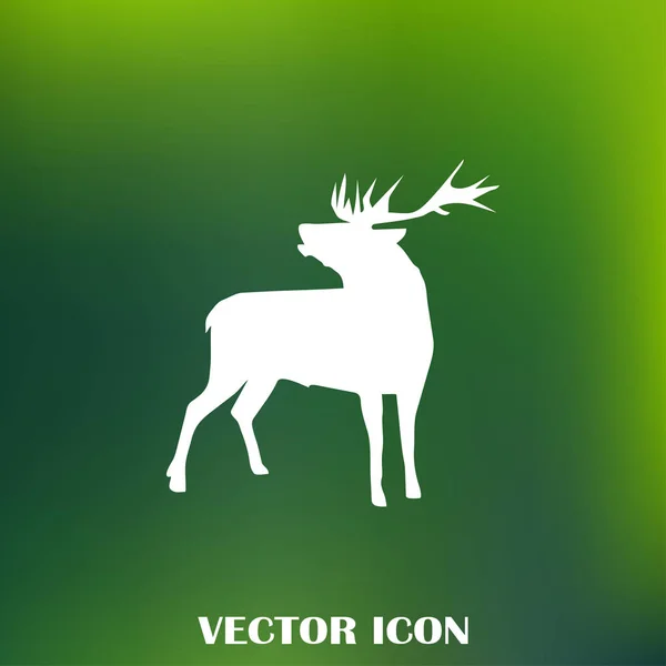 Hirsch-Vektor-Websymbol — Stockvektor