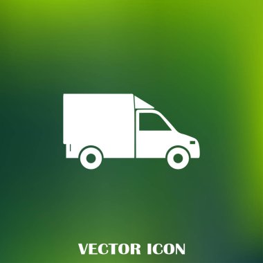 Teslimat vektör web simgesi