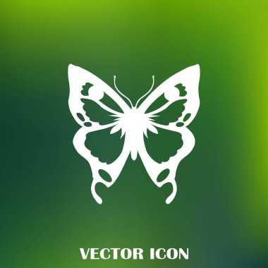Kelebek vektör web simgesi