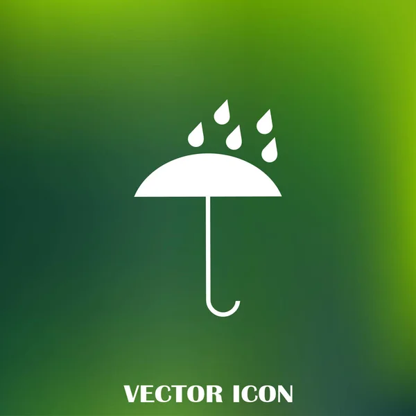 Parapluie vecteur icône web — Image vectorielle
