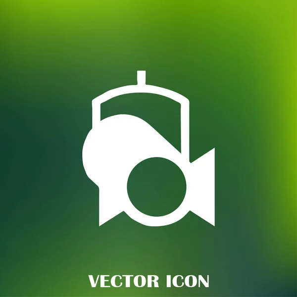 Ikon web vektor Spotlight . - Stok Vektor