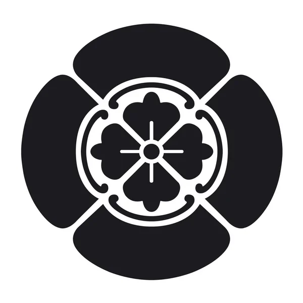 Японський Родинний Герб — стоковий вектор