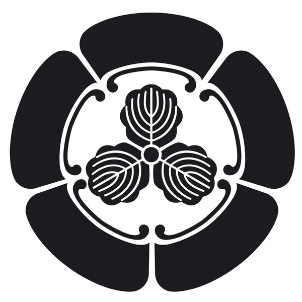 Японський Родинний Герб — стоковий вектор