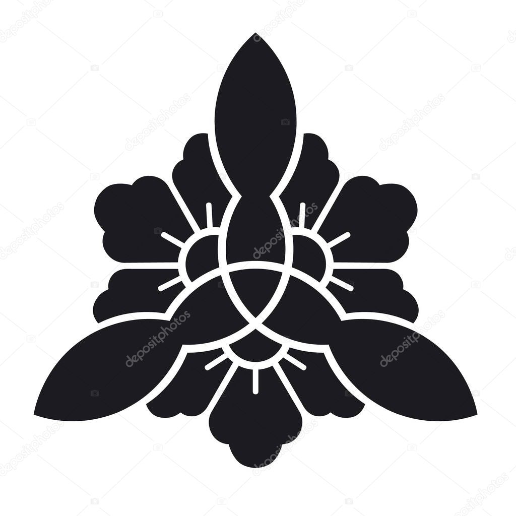 Japanese family crest icon