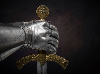 Güzel bir antik kılıç Order of Şövalyeleri bir