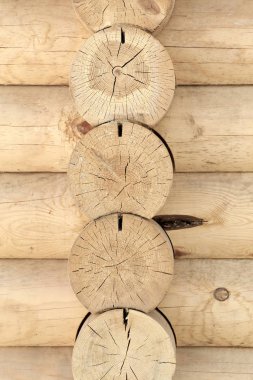 çok sayıda paralel ahşap günlükleri kalkan.