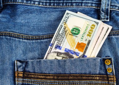 Kot pantolon cebinde para