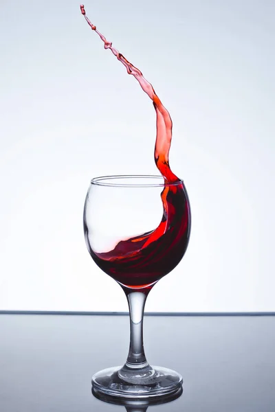 Red wine splash — Stock Photo, Image