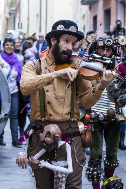 Geçit töreni Street sanatçılar