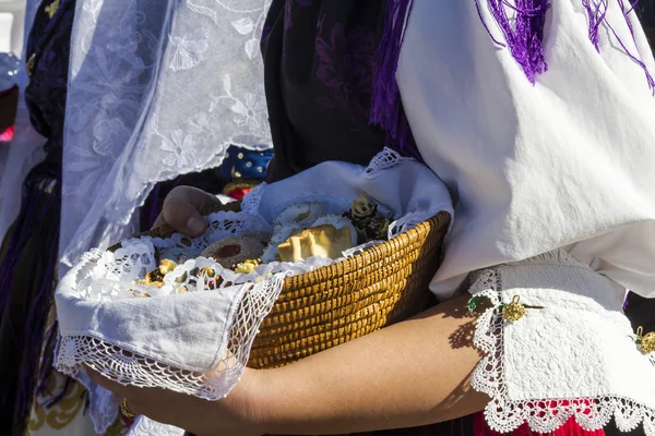 Cesta de doces sardos — Fotografia de Stock