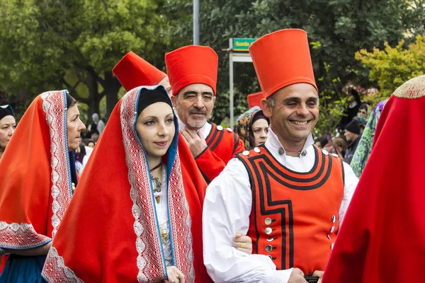 Zespół ludowy Villanova Cagliari — Zdjęcie stockowe