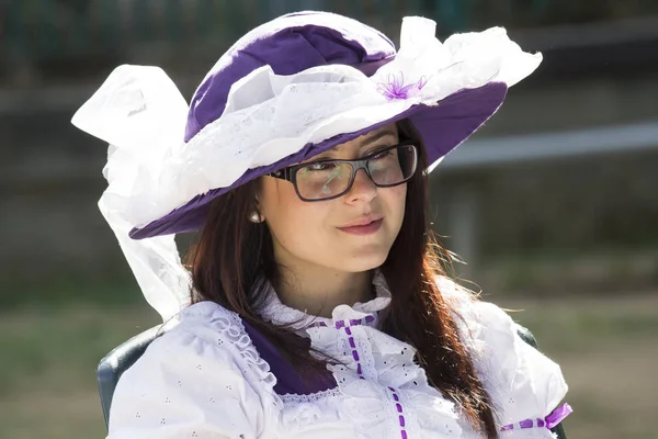 Ritratto in costume vittoriano — Foto Stock