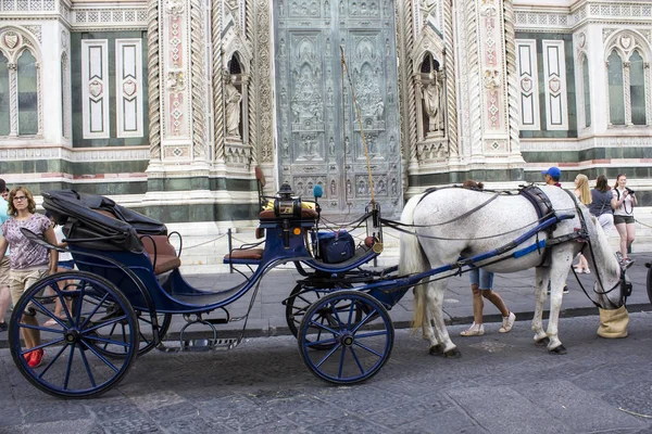 A calesse em Florença — Fotografia de Stock