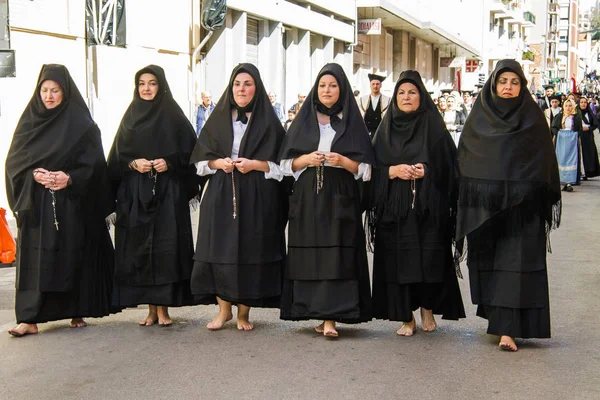 Cagliari Italien Kan 2015 359 Procession Religiosa Sant Efisio Parad — Stockfoto
