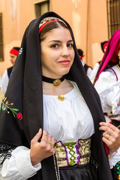 Cagliari Itália Maio 2016 360 Festa Sant Efisio Retrato Uma — Fotografia de Stock