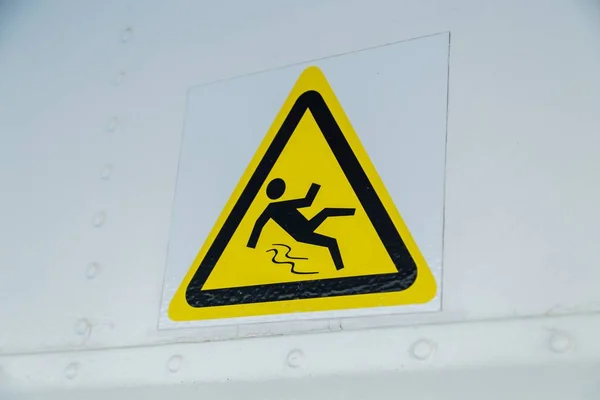 warning sign, caution wet floor