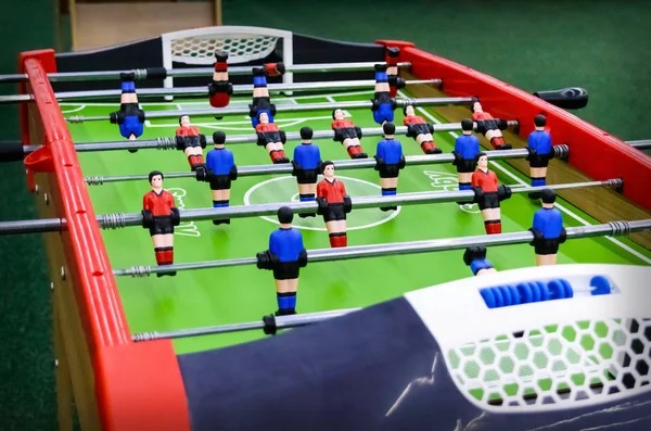 Table game with figures - football. Close-up. — Stock Photo, Image