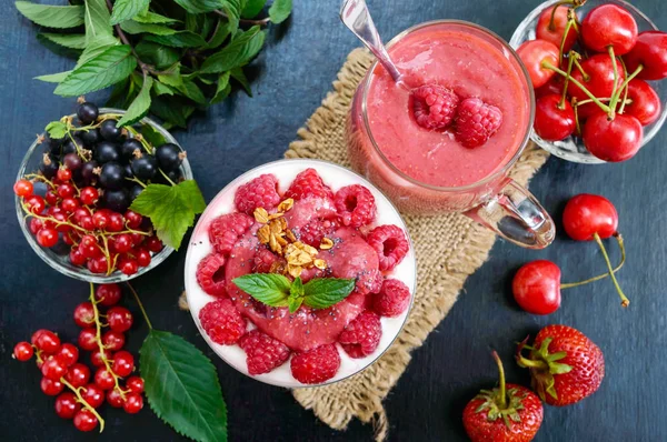 Heerlijk gezond dessert — Stockfoto