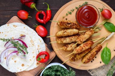 Lula kebap geleneksel bir Kafkas yemektir