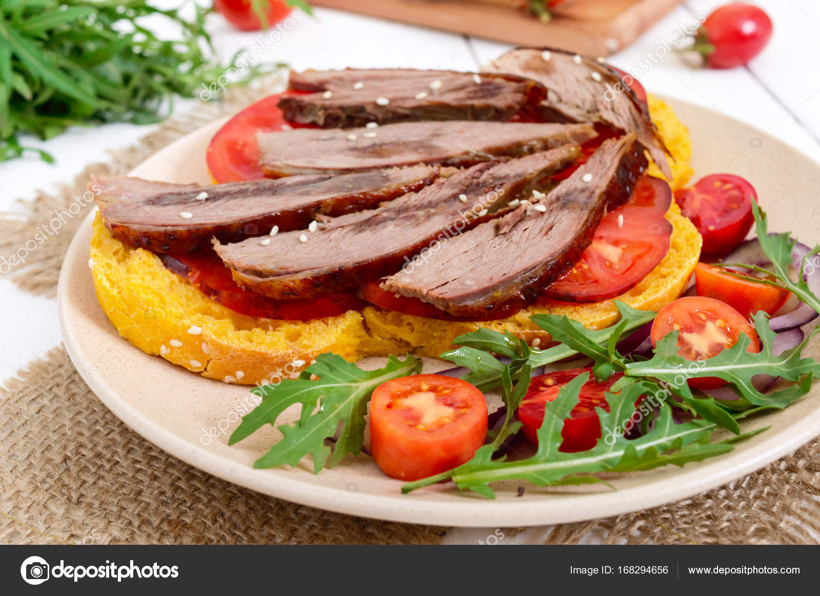goose breast salad Goose breast salad