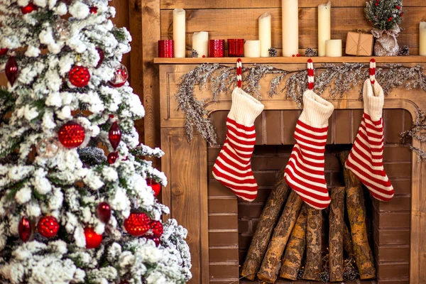 Vánoční domácí dekorace — Stock fotografie