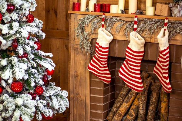 Natal decoração para casa — Fotografia de Stock