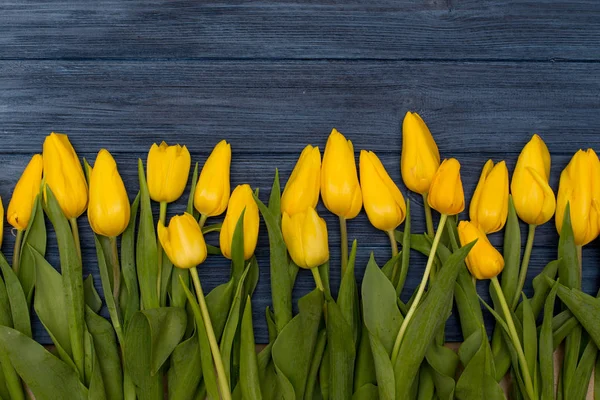 Flache Lagen Blumen — Stockfoto