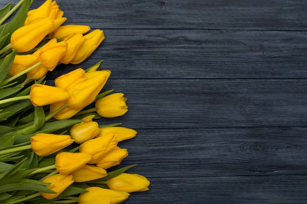 Flache Lagen Blumen — Stockfoto