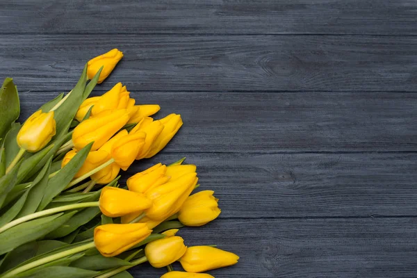 Flache Lagen Blumen — Stockfoto