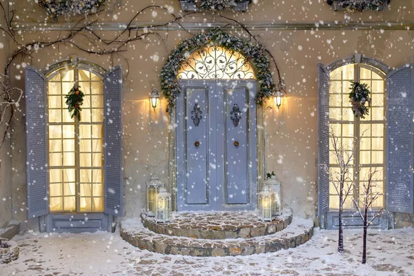 Winter Kerst decoratie. — Stockfoto