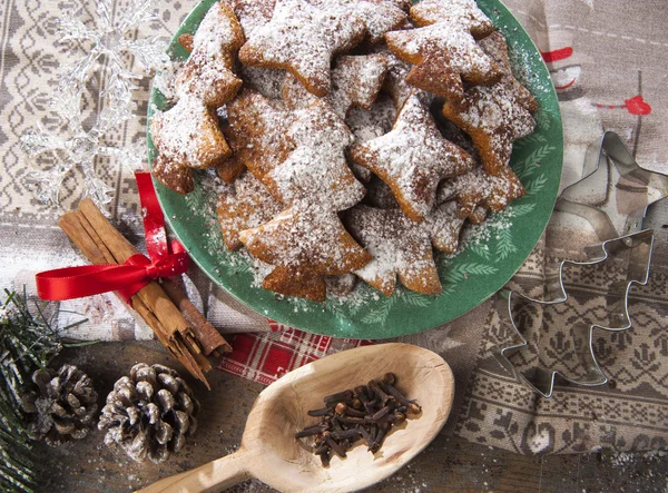 Piškotů casarecci di Natale — Stock fotografie