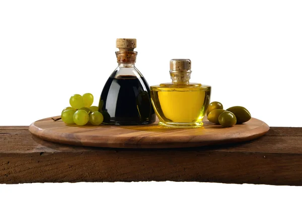 Aceto balsamico e olio d'oliva — Foto Stock