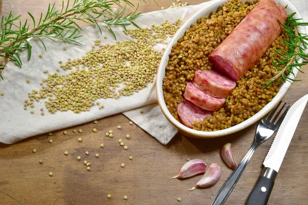 Cotechino con lenticchie