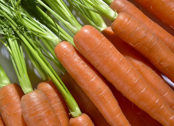 Karottenhaufen aus nächster Nähe — Stockfoto