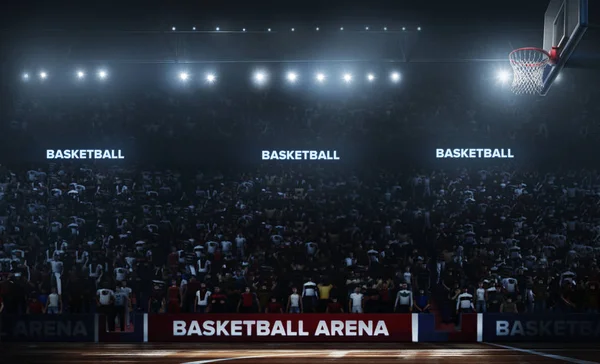 Arena de baloncesto profesional en 3D . — Foto de Stock