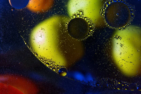 Фон Круги Пузыри Разных Цветов Форм — стоковое фото