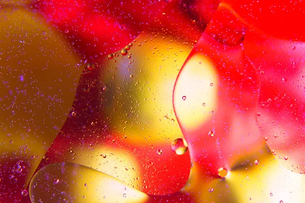 Fondo Brillante Burbujas Agua Diferentes Colores — Foto de Stock