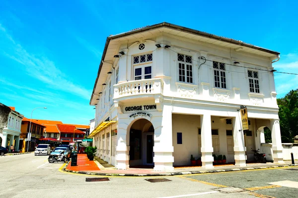Chino portugalské budova, George town, Malajsie Penang. — Stock fotografie