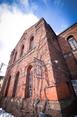Kanemori kırmızı tuğla ambar, Hakodate, Hokkaido Japonya.