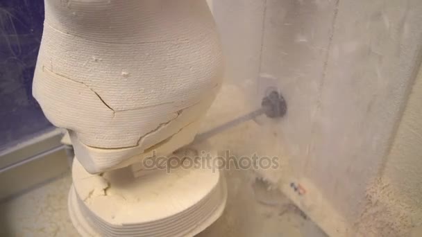 Faire un plâtre coulé avec l'aide de Carver-Robot 