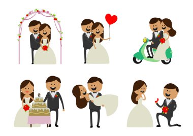 karı koca mutlu düğün olmak