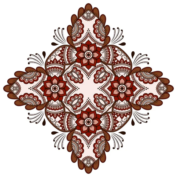 Vektorové Barva mandala. Mehndi styl. — Stockový vektor