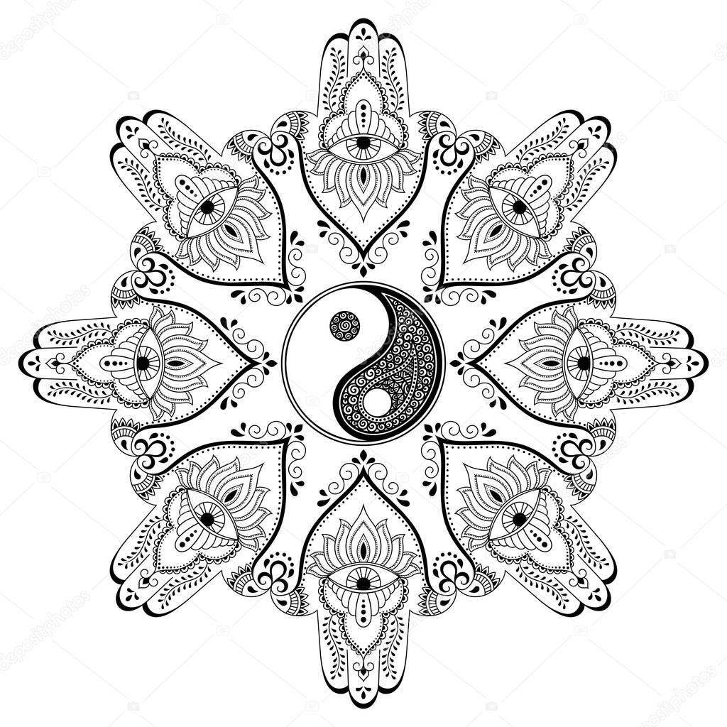 Free Free Yin Yang Mandala Svg 335 SVG PNG EPS DXF File
