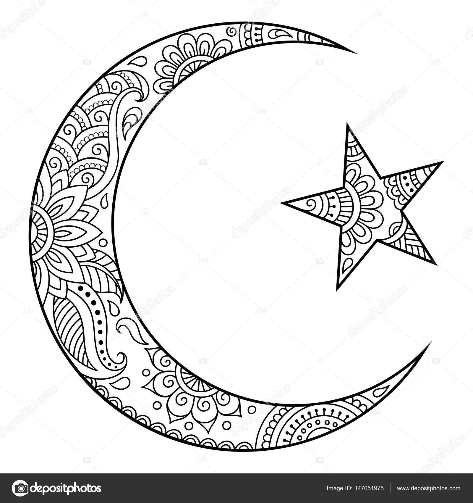 Stern bild: Bedeutung Halbmond Mit Stern Symbol Des Islam